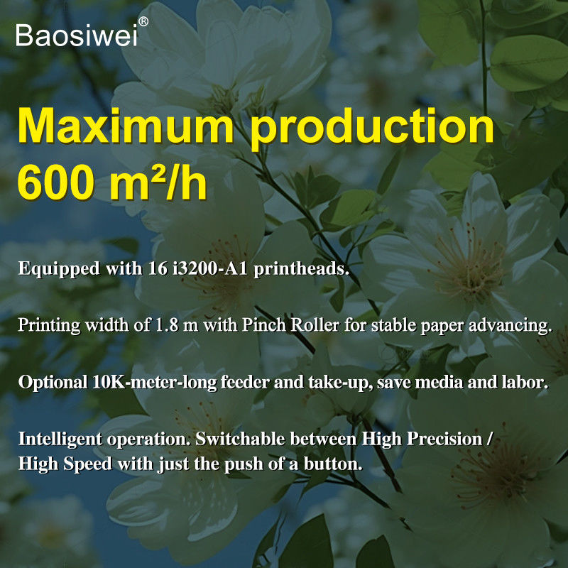 색소 수비제 직물 프린터 1.9m 16pc I3200 8색